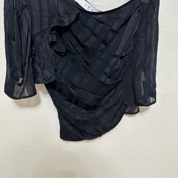 IRO Polk Top one shoulder ruffle size 36 - Picture 6 of 13